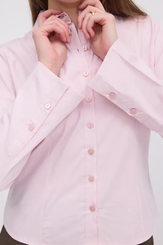 Buttoned Long Sleeve Shirt G16809-Y9-Lotus - 3