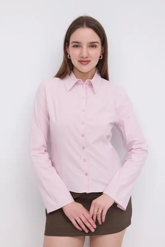 Buttoned Long Sleeve Shirt G16809-Y9-Lotus - 6