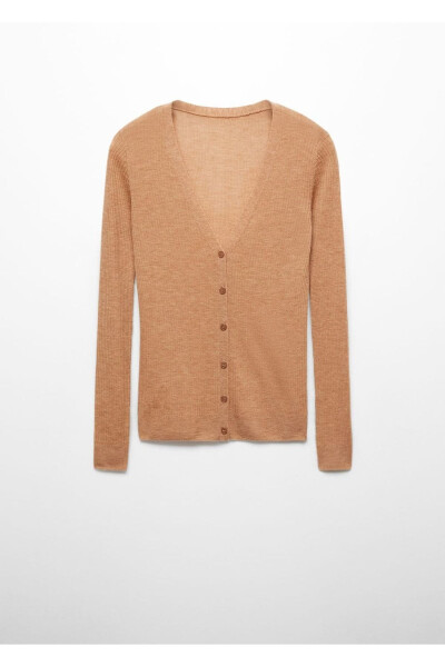 Buttoned Wool Cardigan - 3