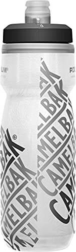 Бутылка для воды CamelBak Podium Chill Insulated Bike - Простая бутылка для сжатия - Подойдет для большинства велосипедных клеток - 21 унция, гоночный выпуск - 2