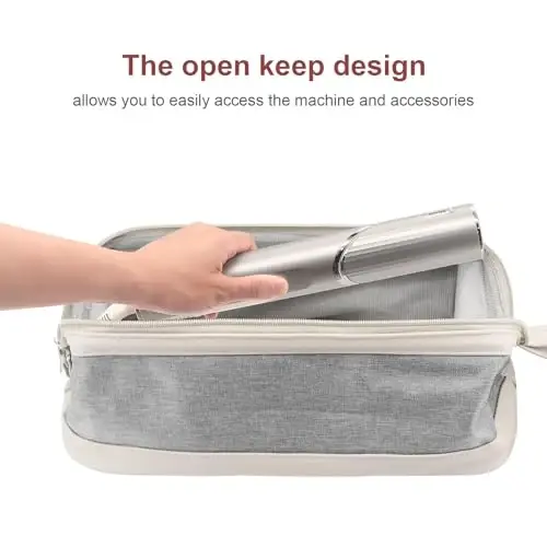 Buwico Airwrap Dyson/Shark Flexstyle uchun sayohat qutisi, Dyson Airwrap/Shark Flexstyle Complete Styler va AttacModazoneents uchun sayohat sumkasi, Dyson/Shark sochlarini fen mashinasi uchun sayohat sumkasi - 5