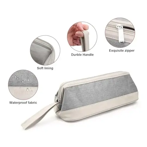 Buwico Airwrap Travel Case for Dyson/Shark Flexstyle, Travel Pouch for Dyson Airwrap/Shark Flexstyle Complete Styler and AttacModazoneents, Travel Bag for Dyson/Shark Hair Dryer - 4