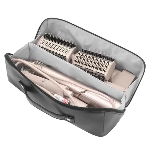 Buwico Dyson Airwrap Styler, Supersonic Soch Quritgich va AttacModazoneentlar uchun Portativ Tashish Sumkasi (Qora) - 6