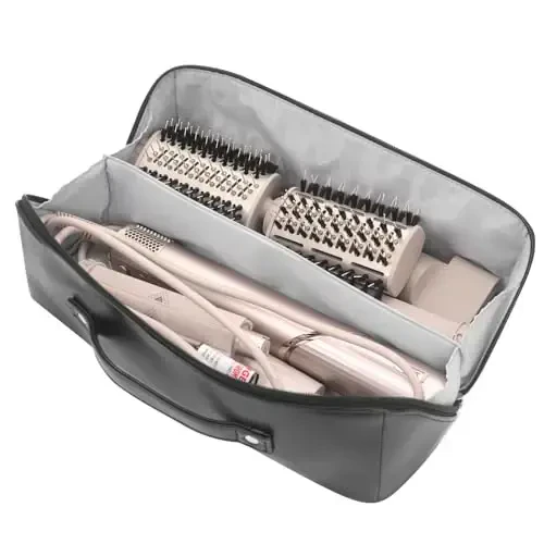 Buwico Dyson Airwrap Styler, Supersonic sochlarini fen mashinasi va AttacModazoneents (Qora) uchun ko'chma sumkasi - 6