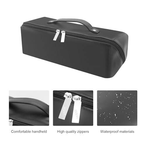 Buwico Portable Carrying Pouch for Dyson Airwrap Styler, Supersonic Hair Dryer va Akessuarlar (Qora) - 3