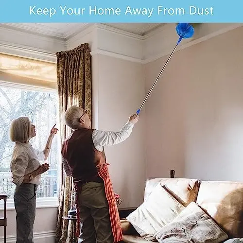 Buysenton Microfibre Duster for high Ceilings, Duster for Cleaning Fan Cobweb, 100