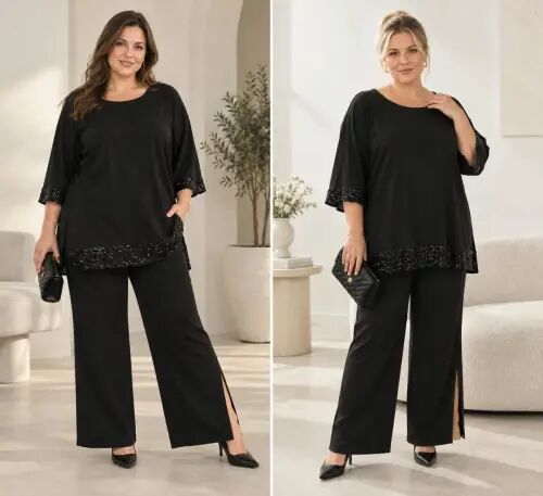 Büyük Beden Abiye Bluz Tunik DD502100 - 1