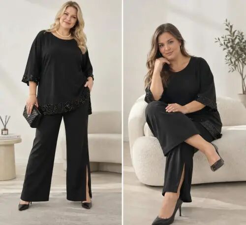 Büyük Beden Abiye Bluz Tunik DD502100 - BÜYÜKBEDENIZ (1)