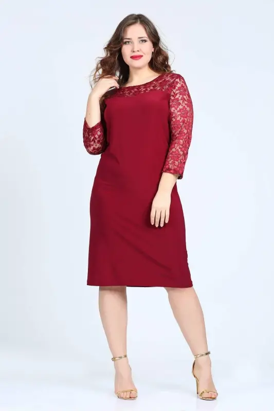 Büyük Beden Abiye Elbise KL6262 - 1