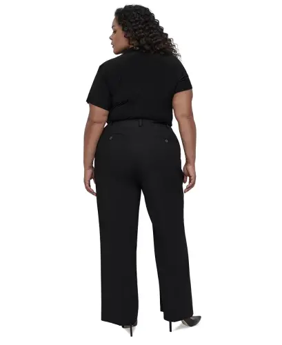 Plus Size Wide-Leg Pants - DKNY (1)