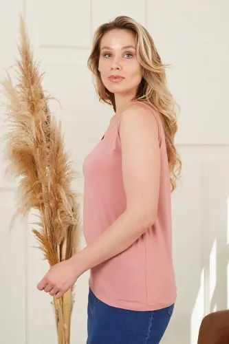 Büyük Beden Gülkurusu Atlet - 3