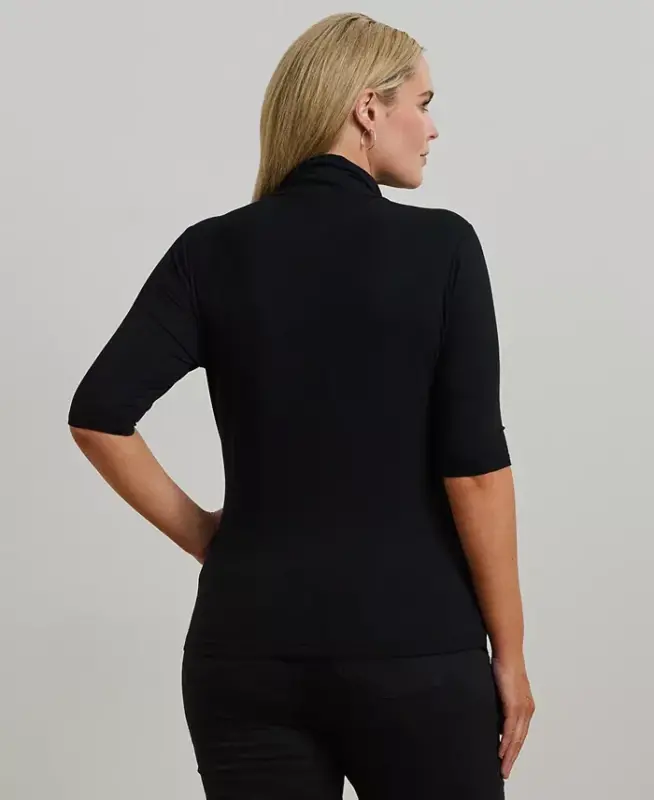 Plus Size Lightweight Turtleneck Sweater - 5