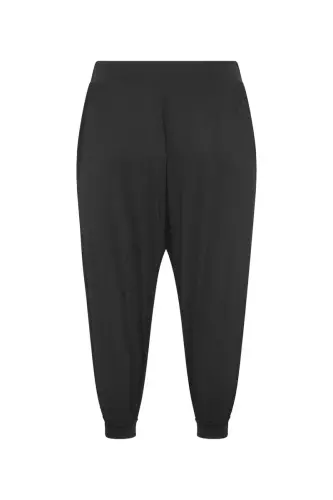 Büyük Beden Kısa Paça Şalvar Kesim Jogger - 5