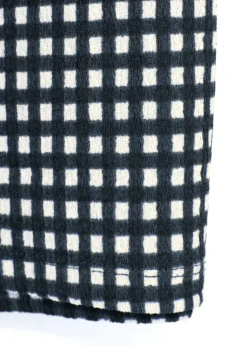 Büyük Beden Lastikli Bağcıklı Geniş Paça Pantolon - 6