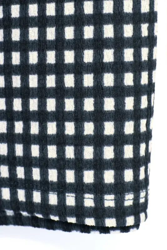 Büyük Beden Lastikli Bağcıklı Geniş Paça Pantolon - 6