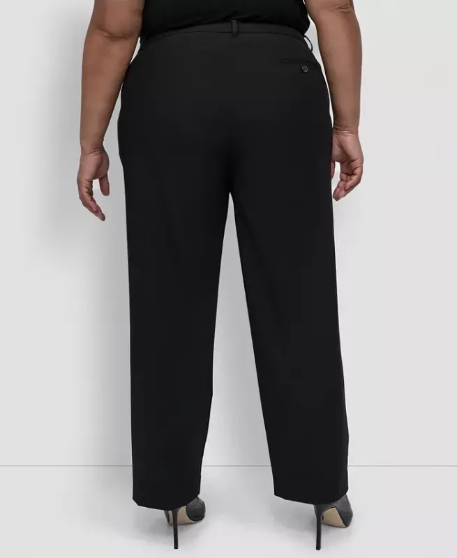 Plus Size Modern-Fit Pants - Black - 4