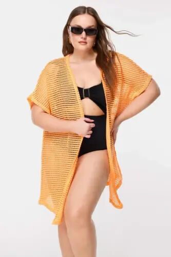 Büyük Beden Örgü File Kimono - Büyükbedeniz (1)