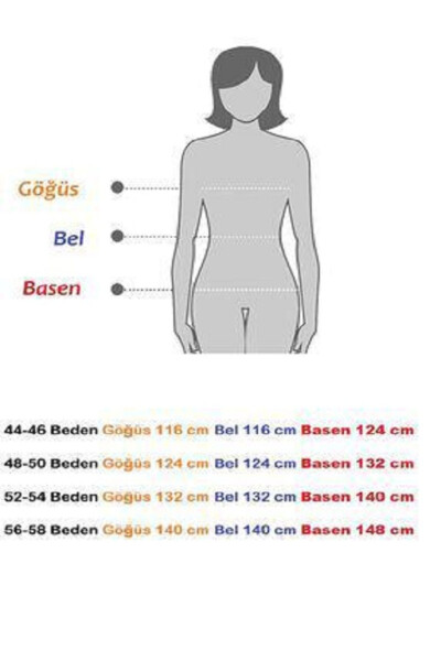 Büyük Beden Simli Yaka 4/3 Kol Şifon Elbise 9005 - 6