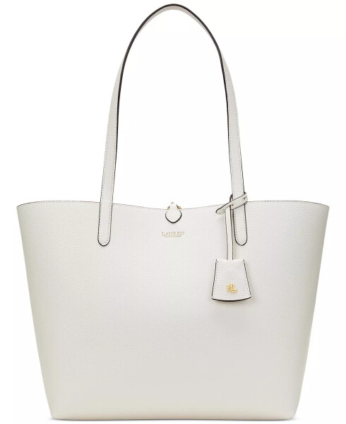 Büyük Çift Taraflı Tote Çanta Soft White/Officer Blt/Cream - 5