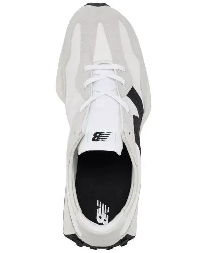 Big Kids 327 Casual Sneakers from Finish Line - Gray, Black - 5