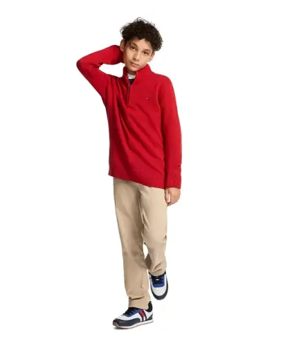 Boys' 8-20 Flat Front Stretch Chino Pants - Travel Khaki - 6