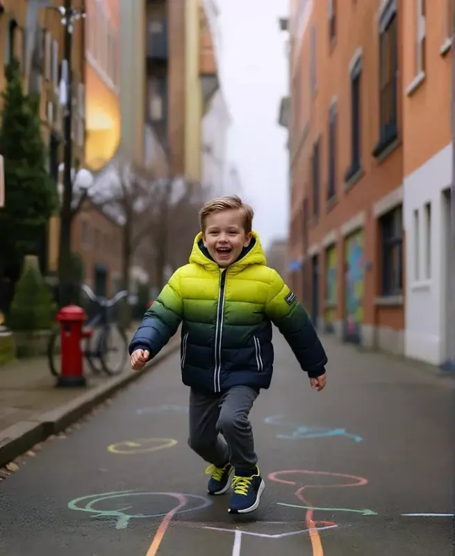 Big Boys Heavyweight Puffer Jacket Coat - Luminous - 2