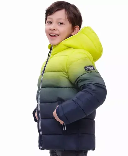 Big Boys Heavyweight Puffer Jacket Coat-Luminous - 5
