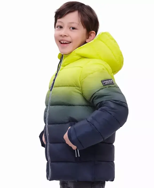Big Boys Heavyweight Puffer Jacket Coat-Luminous - 5