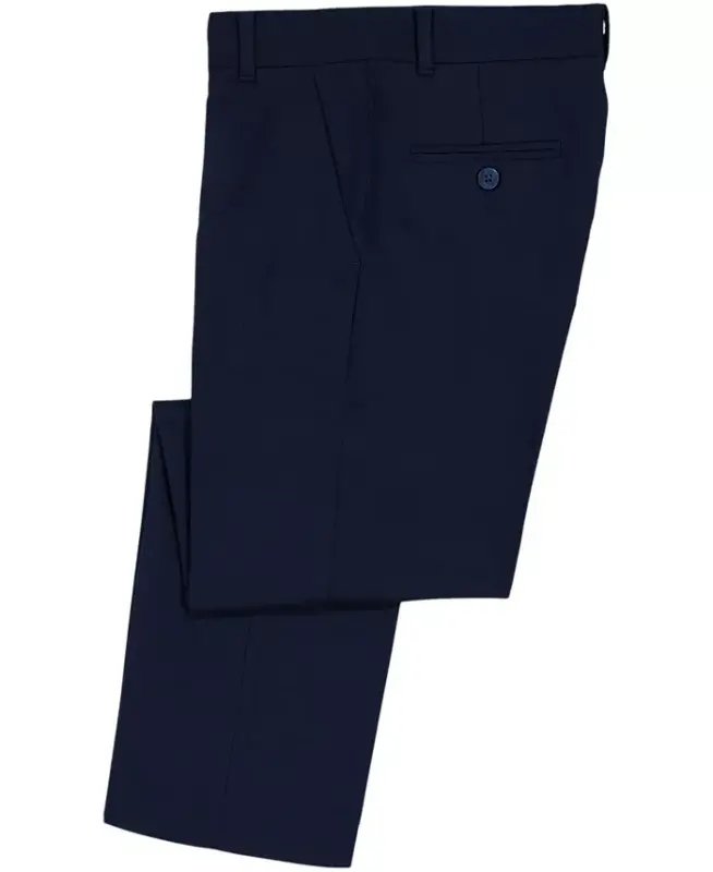 Big Boys Stretch Sharkskin Machine Washable Suit Pants - 2