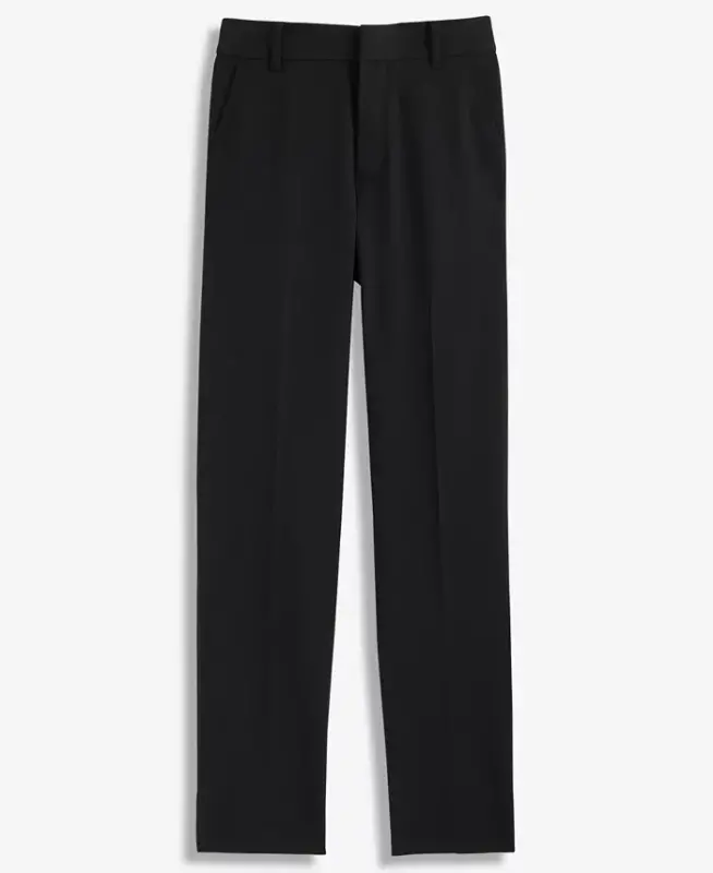 Boys' 8-20 TH Flex Machine Washable Stretch Dress Pants - Black - 3