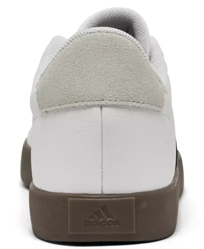 Big Kids' VL Court 3.0 Casual Sneakers from Finish Line - White/Black/Grey - 4