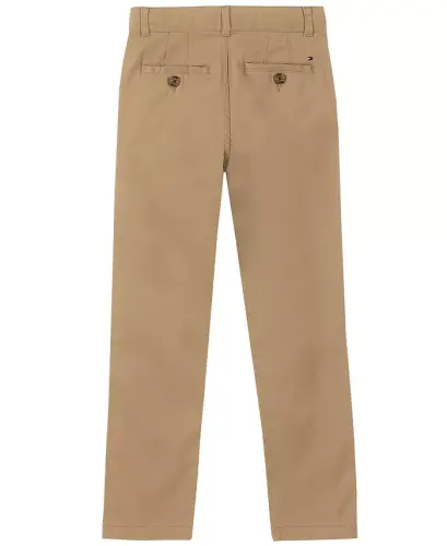 Boys' 8-20 Flat Front Stretch Chino Pants - Gold Khaki - 5