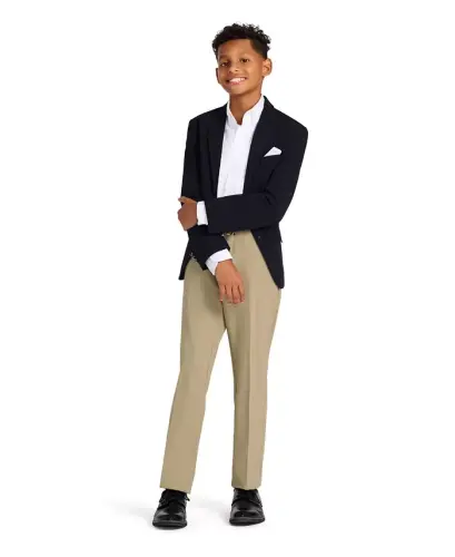 Big Boys TH Flex Machine Washable Stretch Performance Dress Pants - 3