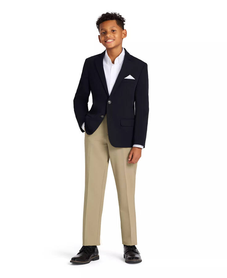 Boys' 8-20 Stretch Performance Dress Pants-Khaki - 4