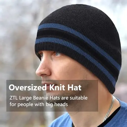 Oversize XXL Beanie Hat for Big Heads 23.6