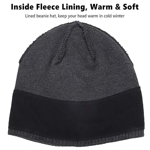 Oversize XXL Beanie Hat for Big Heads 23.6