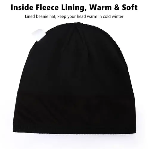 Oversize XXL Beanie Hat for Big Heads 23.6