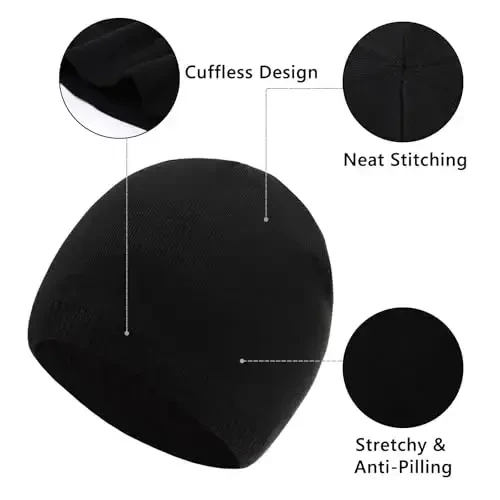 Oversize XXL Beanie Hat for Big Heads 23.6