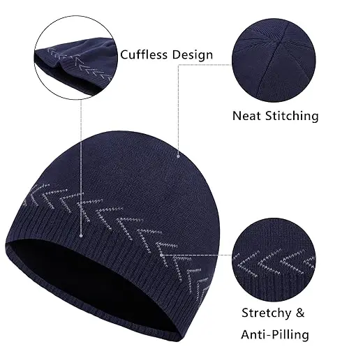 Oversize XXL Beanie Hat for Big Heads 23.6