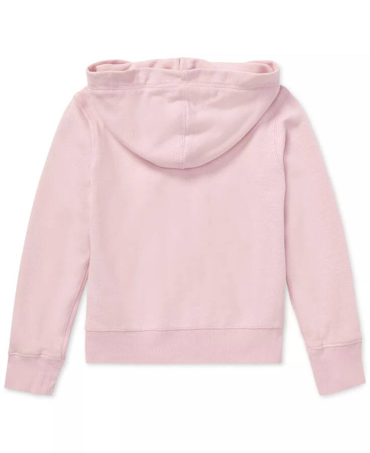 Büyük Kızlar Fransız Havlu Tam Fermuarlı Kapüşonlu Sweatshirt Pembe İpucu - 6