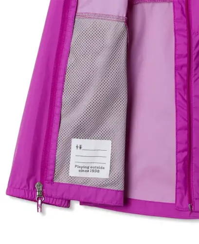 Girls' 5-16 Switchback II Water-Resistant Jacket - Bright Plum - 3
