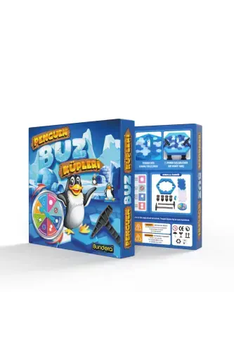 Penguen Buz Tuzağı Buz Kalesi Buz Kırma Oyunu Eğlenceli Aile Oyunu - Bundera (1)