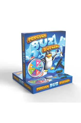 Penguen Buz Küpleri Eğlenceli Aile Oyunu - Yeni Kural Çarklı Versiyon V2 - 3