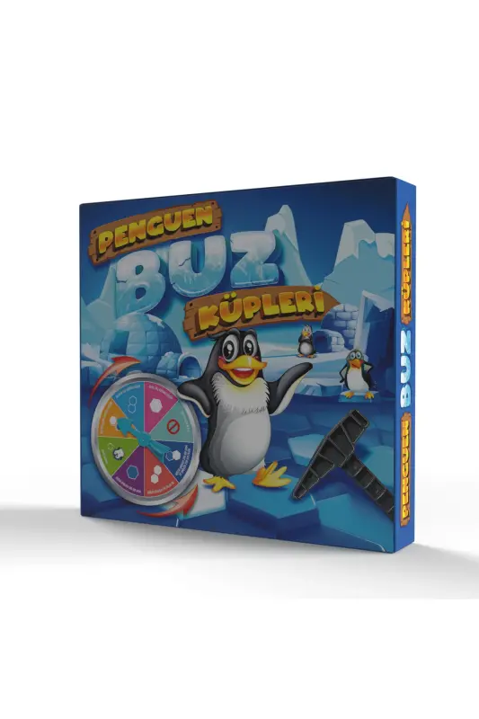 Penguen Buz Küpleri Eğlenceli Aile Oyunu - Yeni Kural Çarklı Versiyon V2 - 6