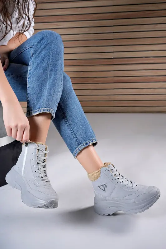 Buz Unisex Çocuk Bot 0012123-Buz - 5