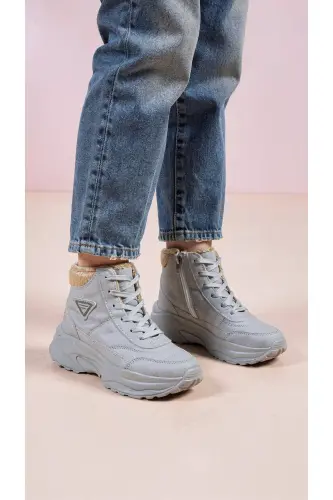 Buz Unisex Çocuk Bot 0012123 - Buz - 3