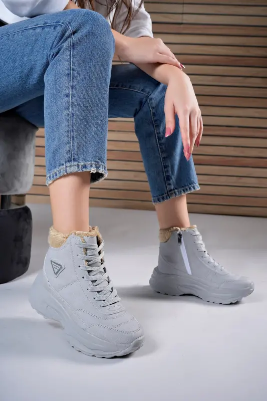 Buz Unisex Çocuk Bot 0012123 - Buz - 4
