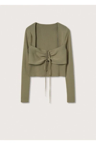 Büzgü Detaylı Kazak - 3