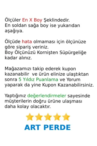 Büzgülü 2 Kanat Tül Fon Perde Gri-Gri - 5