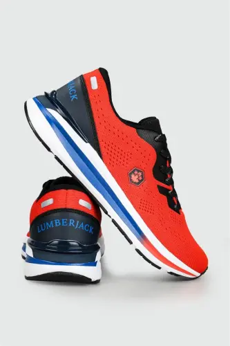 Buzz 3fx Red Blue Men's Running Shoe - 3